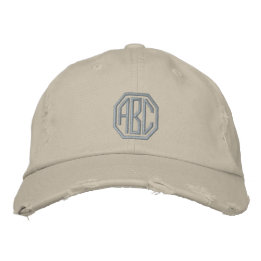 Casquette Brodée Broderie Monogramme Initiales personnalisées