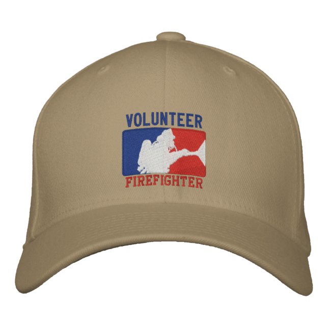 Casquette Brodée Broderie personnalisée pour sapeur-pompier volonta (Devant)