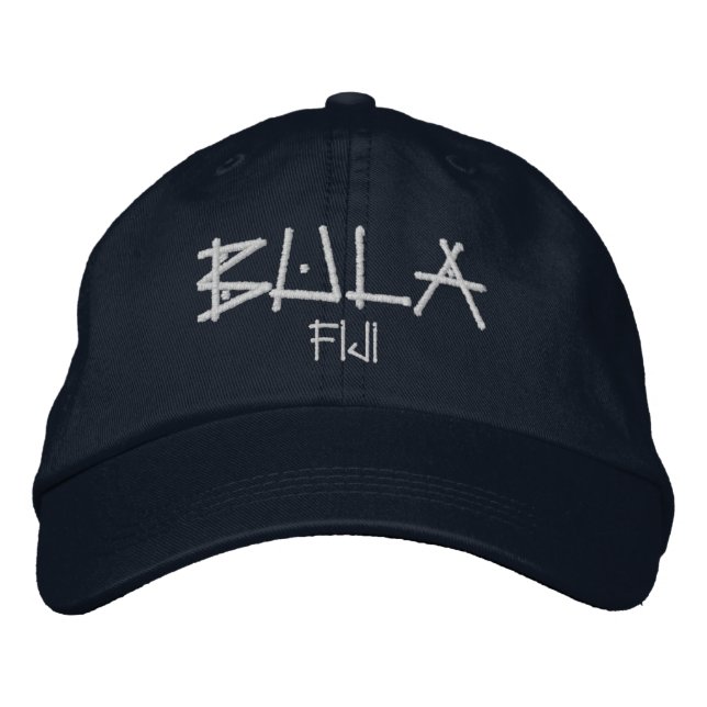 Casquette Brodée Bula Fidji (Devant)