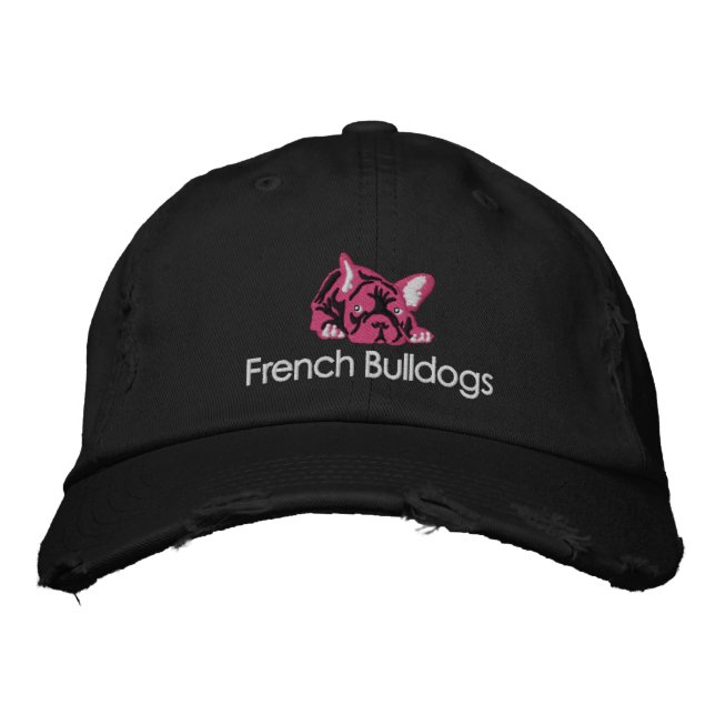 Casquette Brodée Bulldogs français (Devant)
