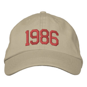 Casquette Brodée Cadeau d'anniversaire personnalisé avec année de r