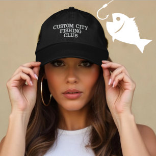 Casquette Brodée Cadeau personnalisé du club de pêche pour les fans