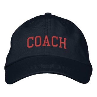 Casquette Brodée Cadeau personnalisé pour entraîneur de sport en bl