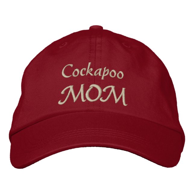 Casquette Brodée Cadeaux de maman Cockapoo (Devant)