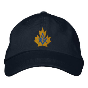 Casquette Brodée Canada maçonnique brodé