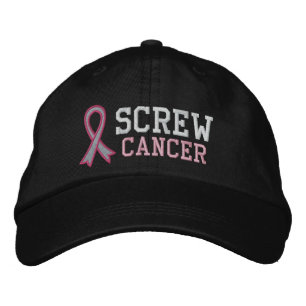 Casquette Brodée Cancer du sein de la vis