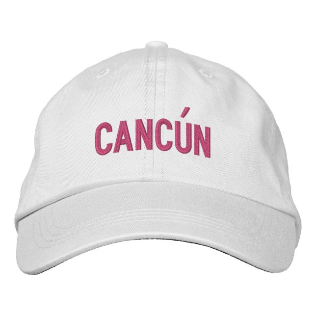 CASQUETTE BRODÉE CANCUN (Devant)