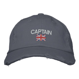 Casquette Brodée Capitaine - Capitaine Logo Union Jack