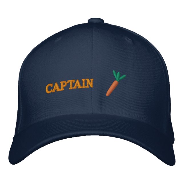 Casquette Brodée Capitaine Carrot (Devant)