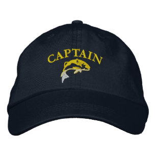 Casquette Brodée Capitaine de bateau de pêche