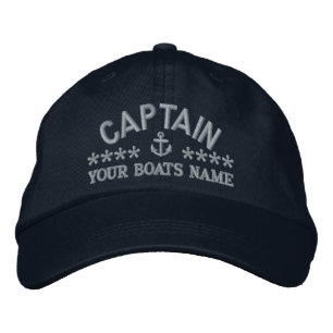 Casquette Brodée Capitaines de voiliers personnalisés