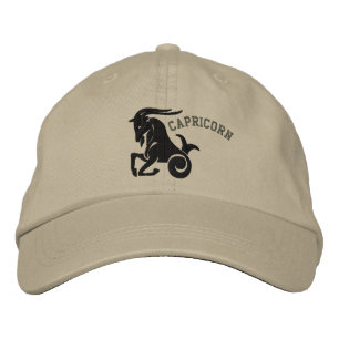 Casquette Brodée Capricorne zodiaque signe broderie 22 décembre -