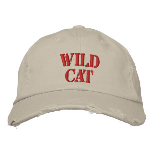 CASQUETTE BRODÉE CAT SAUVAGE