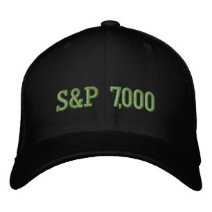 Casquette Brodée Célébration de l'indice de Stock de niveau S&P 7 0