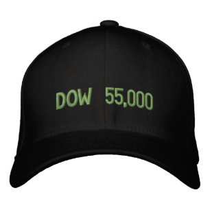 Casquette Brodée Célébration du Dow 55 000 du marché boursier
