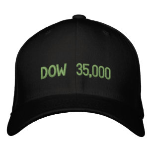 Casquette Brodée Célébration du marché Stock Dow 35000