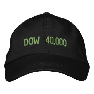 Casquette Brodée Célébration du marché Stock Dow 40000