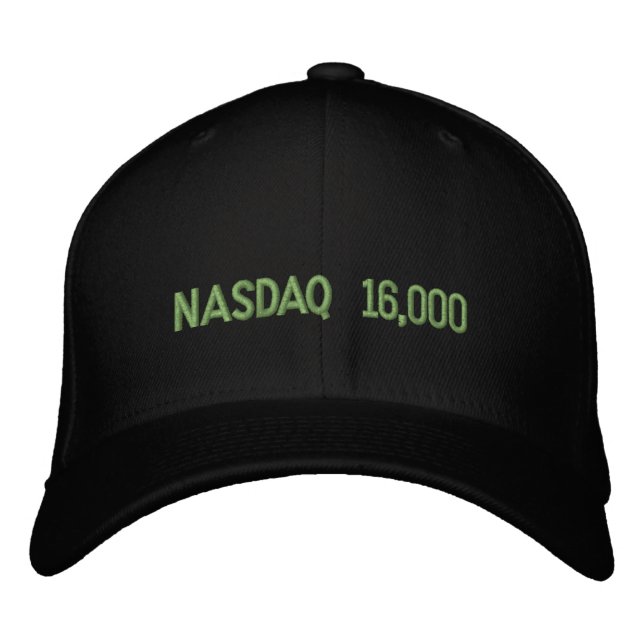 Casquette Brodée Célébration du marché Stock NASDAQ 16000 (Devant)