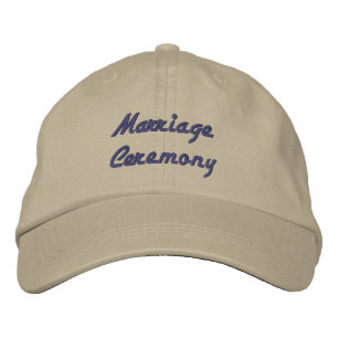Casquette Brodée Cérémonie de mariage chapeau de mariage personnali