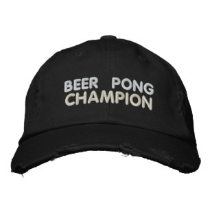 Casquette Brodée Champion de Beer Pong