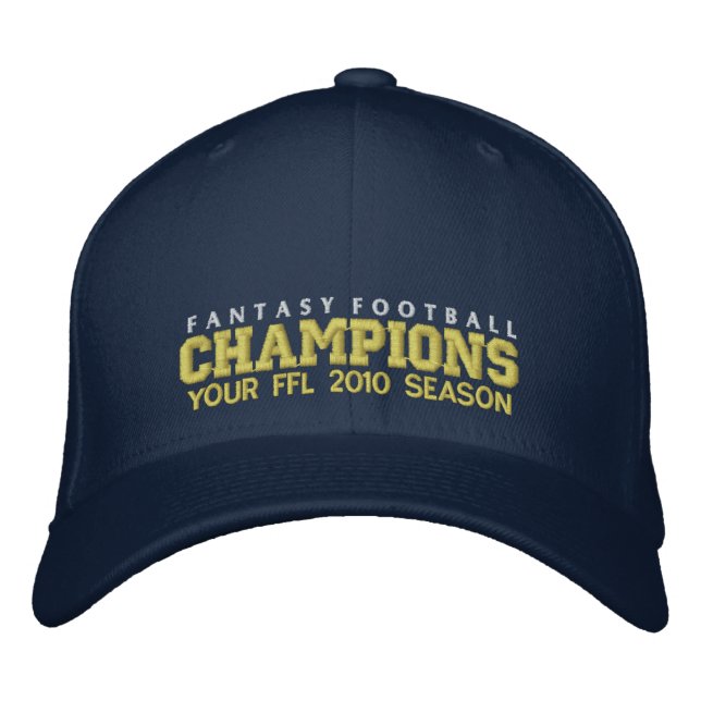 Casquette Brodée Champion d'Imaginaire de football (Devant)
