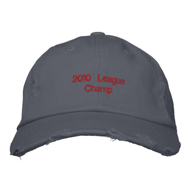 Casquette Brodée Championnat de France de football 2010 (Devant)