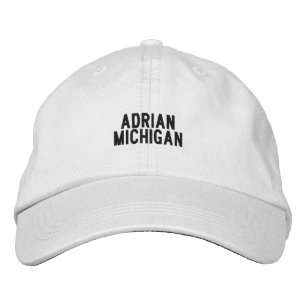 Casquette Brodée Chapeau Adrian Michigan