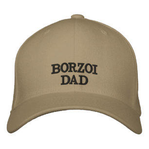 Casquette Brodée Chapeau brodé Borzoi Papa