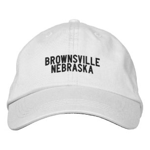 Casquette Brodée Chapeau de Brownsville Nebraska