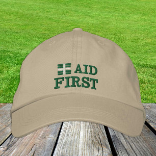 Casquette Brodée Chapeau de camionnette brodé de premiers soins Ver