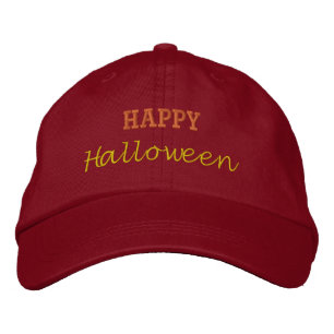 Casquette Brodée Chapeau de jour d'Halloween heureux réglable de co