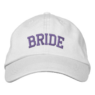 Casquette Brodée Chapeau de mariée gris broderie chapeau de bachelo