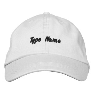 Casquette Brodée Chapeau de type Nom Exceptionnel Excellent Merveil