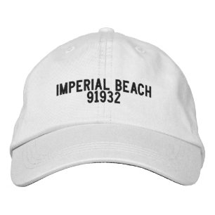 Casquette Brodée Chapeau Imperial Beach Californie