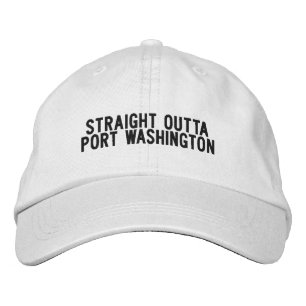 Casquette Brodée Chapeau Port Washington Long Island New York