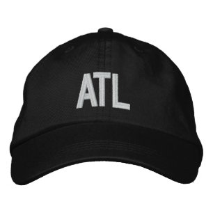 Casquette Brodée Chapeau réglable personnalisé ATL Atlanta Géorgie