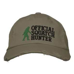 Casquette Brodée Chasseur officiel de squatters * version grand log