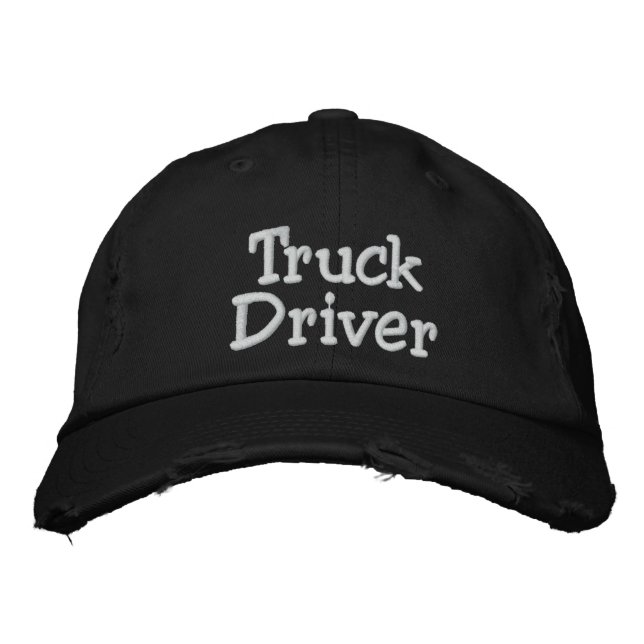 Casquette Brodée Chauffeur de camion (Devant)