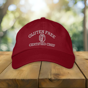 Casquette Brodée Chef certifié sans gluten