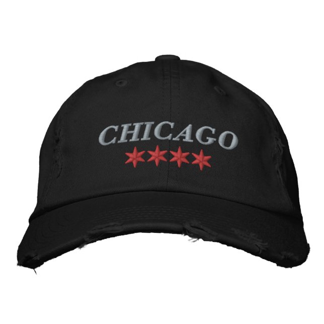 Casquette Brodée Chicago Embroidered Hat (Devant)