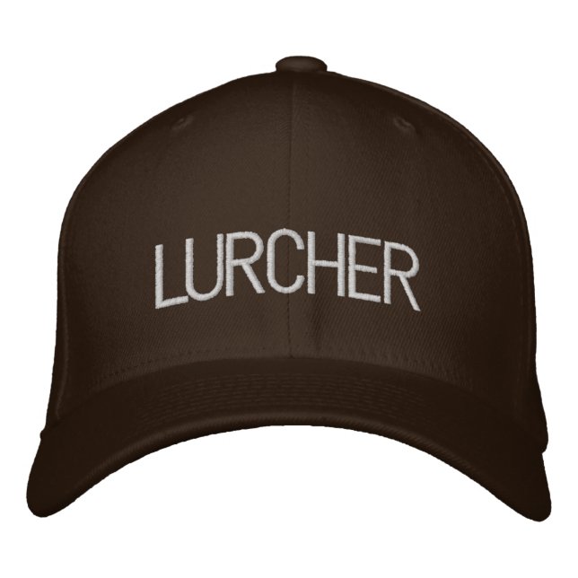 CASQUETTE BRODÉE CHIEN LURCHER (Devant)