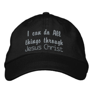 Casquette Brodée Christian Je peux faire toutes les choses Casquett