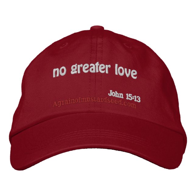 Casquette Brodée Citations bibliques (Devant)