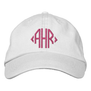 Casquette brodée classique avec monogramme