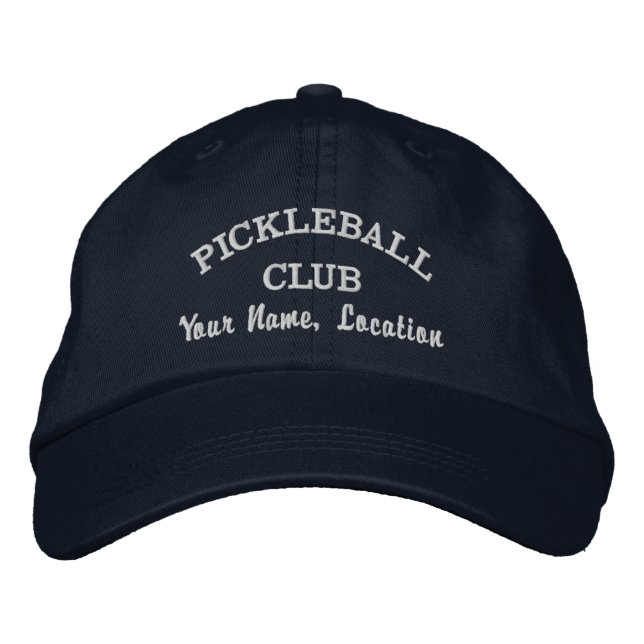 Casquette Brodée Club d'équipe de basket-ball personnalisé, nom du  (Devant)