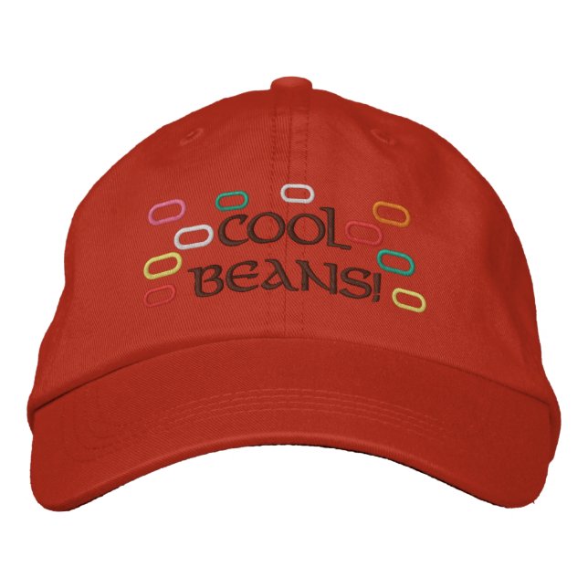 Casquette Brodée Cool Beans ! (Devant)