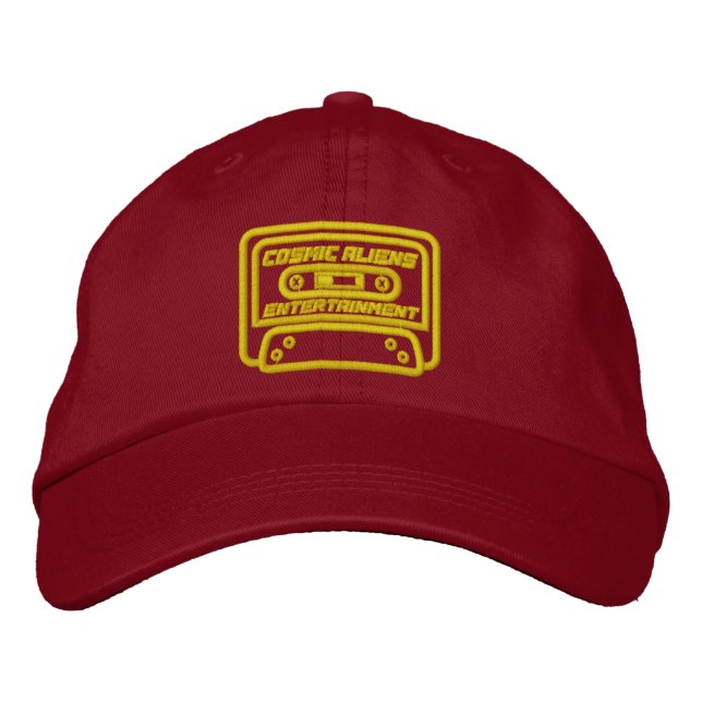 Casquette Brodée Cosmic Cassette Dad Hat (Devant)