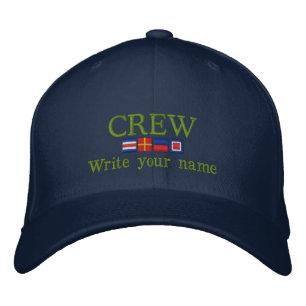 Casquette Brodée Coutume personnalisée vos drapeaux nautiques