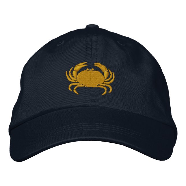 Casquette Brodée Crabe (Devant)