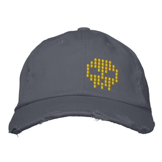 Casquette Brodée Crâne (Devant)